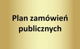 Plan zamówień publicznych