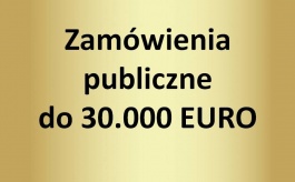 Zamówienia publiczne do 30.000 EURO